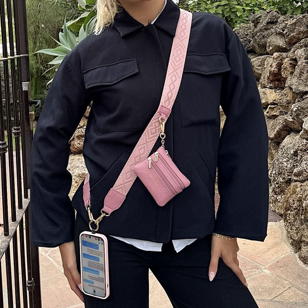 JUNE MARKET: Clip & Go Strap w/Zippered Pouch Classic By Save The Girls (Ships in 2-3 Weeks)