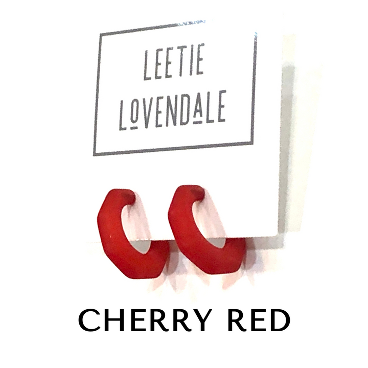 Kit Hoop Earrings by Leetie Lovendale (Ships in 2-3 Weeks)