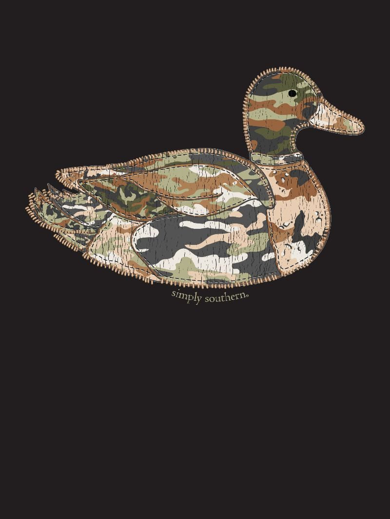 JUNE MARKET: Duck Sweater - Black by Simply Southern (Ships Late September)
