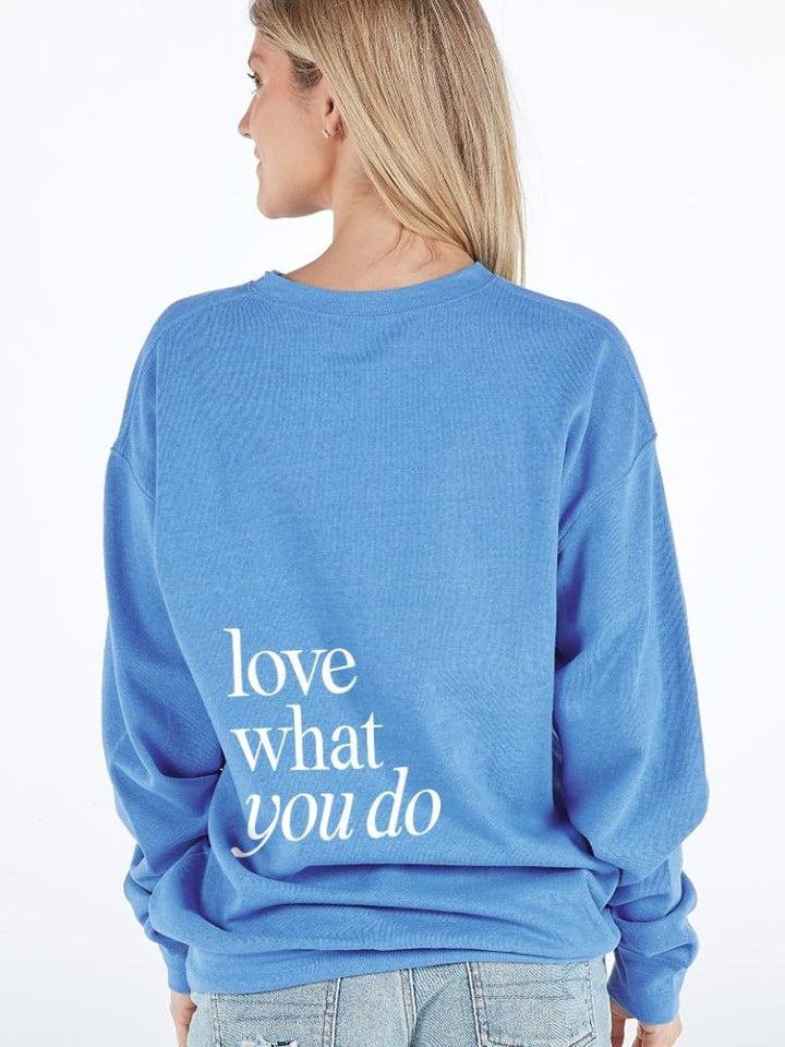 'Love What You Do' Crewneck Pullover by Simply Southern