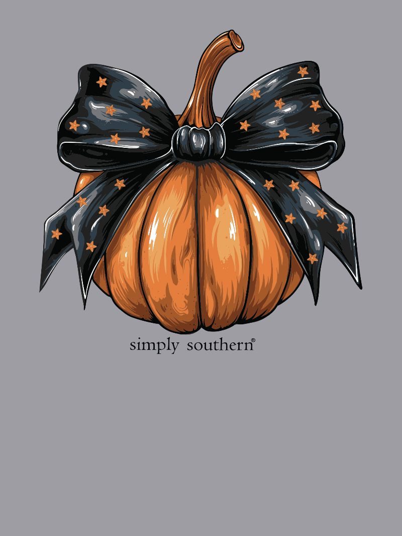 JUNE MARKET: Pumpkin Sweater - Heather Gray by Simply Southern (Ships Late August)
