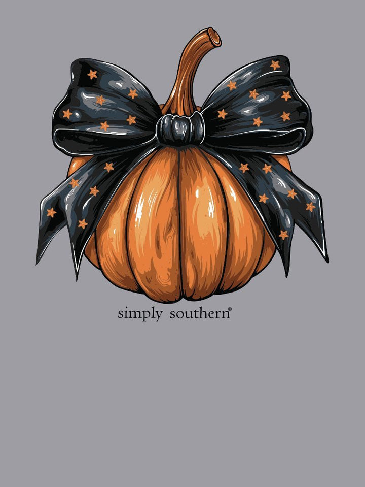 JUNE MARKET: Pumpkin Sweater - Heather Gray by Simply Southern (Ships Late August)