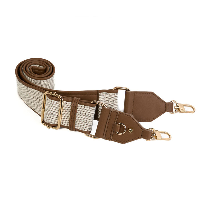 JUNE MARKET: HydroBag® HANDLE® - Dark Oatmeal Canvas with Canvas Vegan Leather Strap by Wanderfull (Ships in 2-3 Weeks)