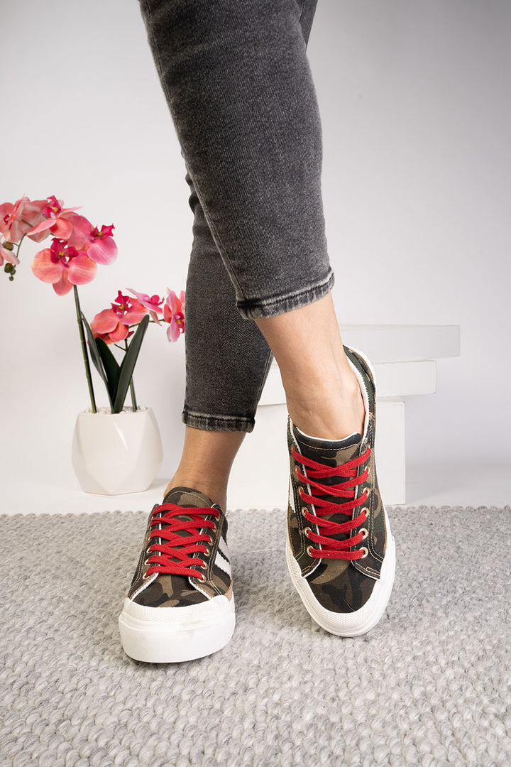 Thats Her Sneakers - Camo by Corkys