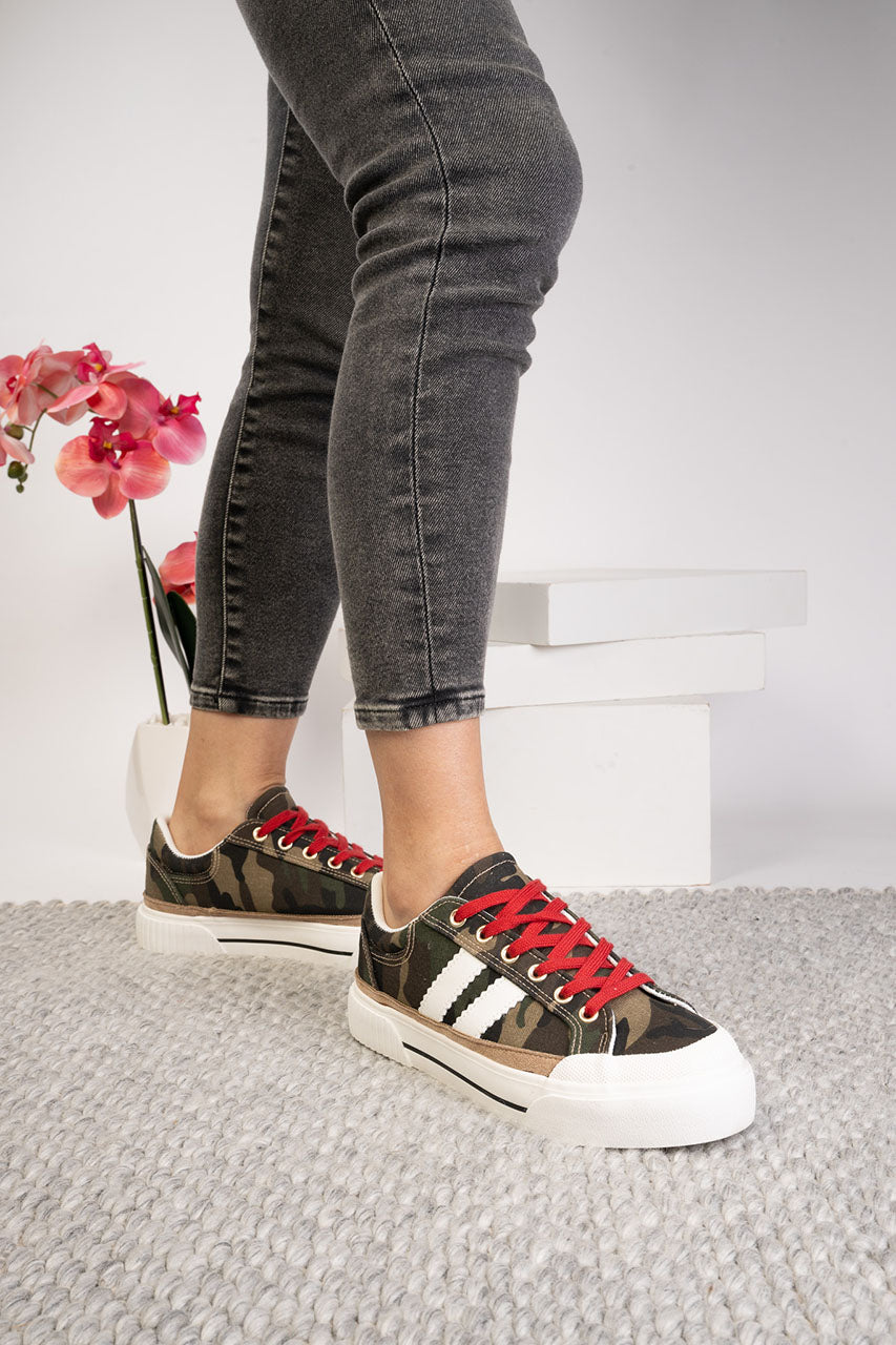 Thats Her Sneakers - Camo by Corkys
