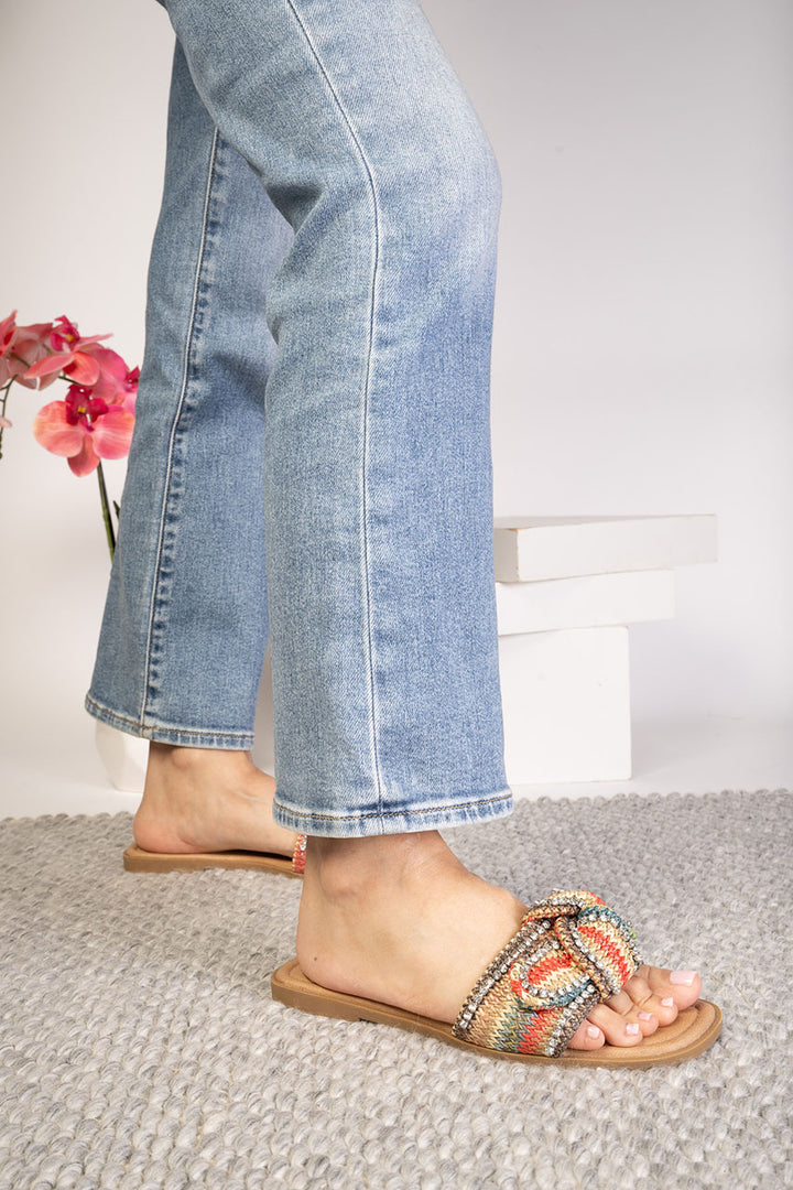 You Wish Sandals - Fuchsia Multi by Corkys