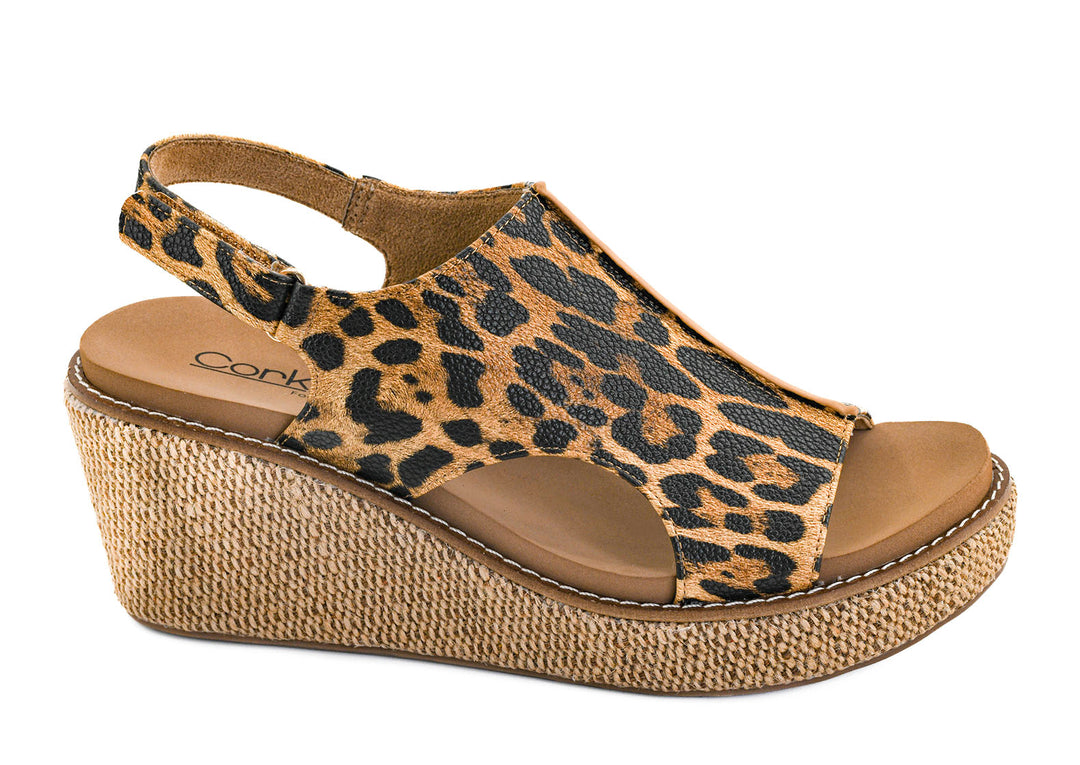 Carley Wedges - Leopard by Corkys
