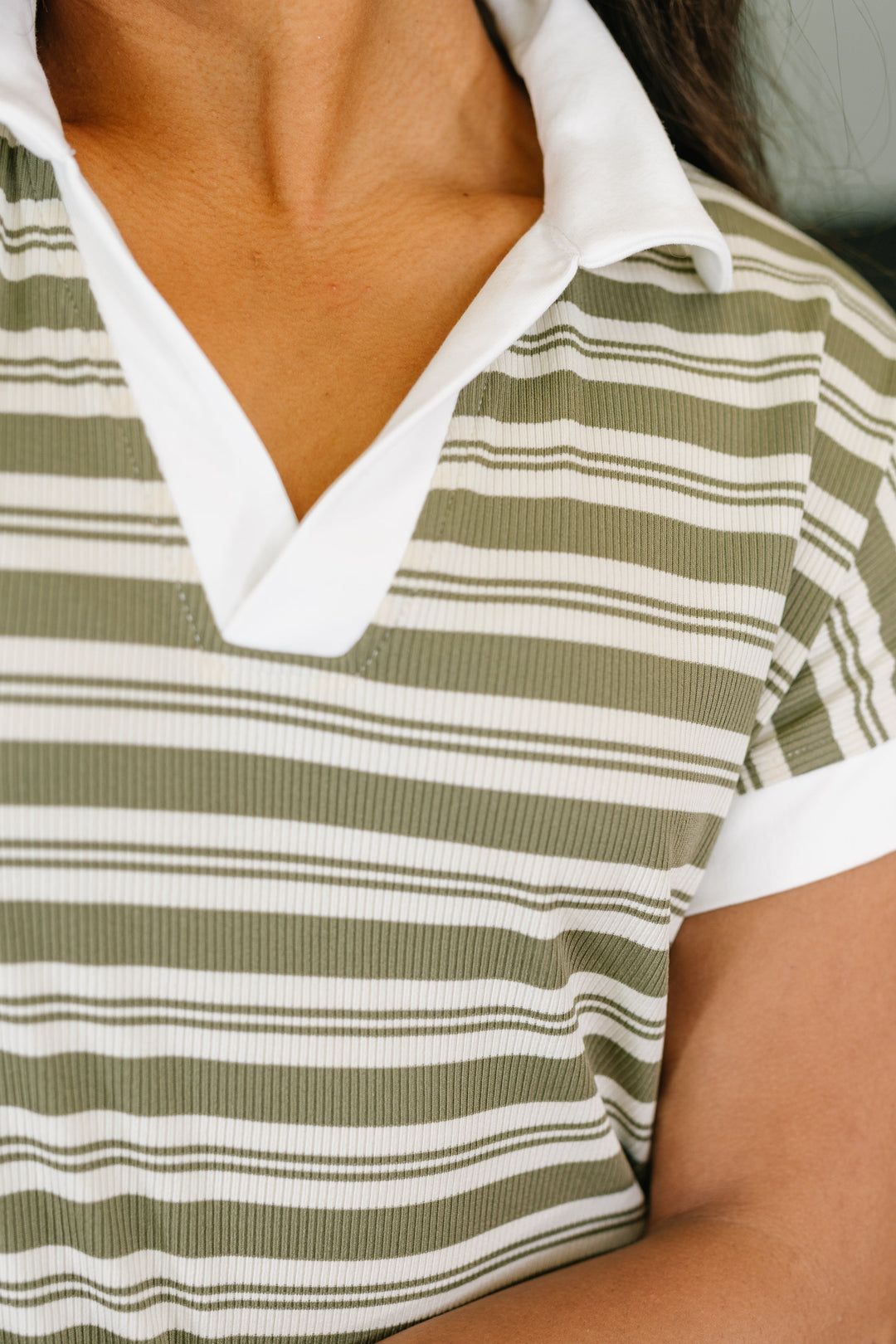 Casual Day Split Neck Midi Dress - 6/26