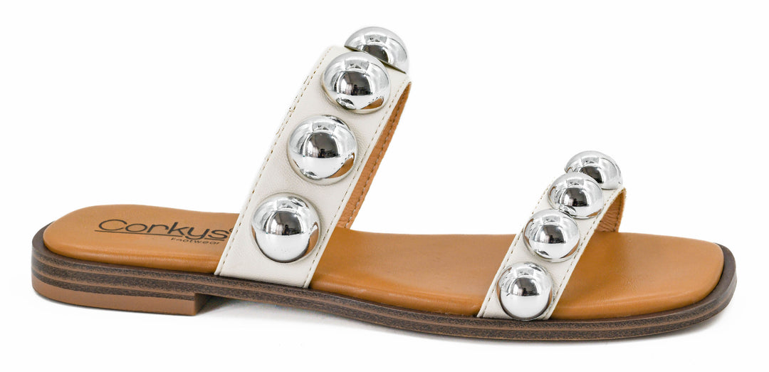SHOE PARTY! Catch A Buzz White by Corkys (Ships in 2-3 Weeks)