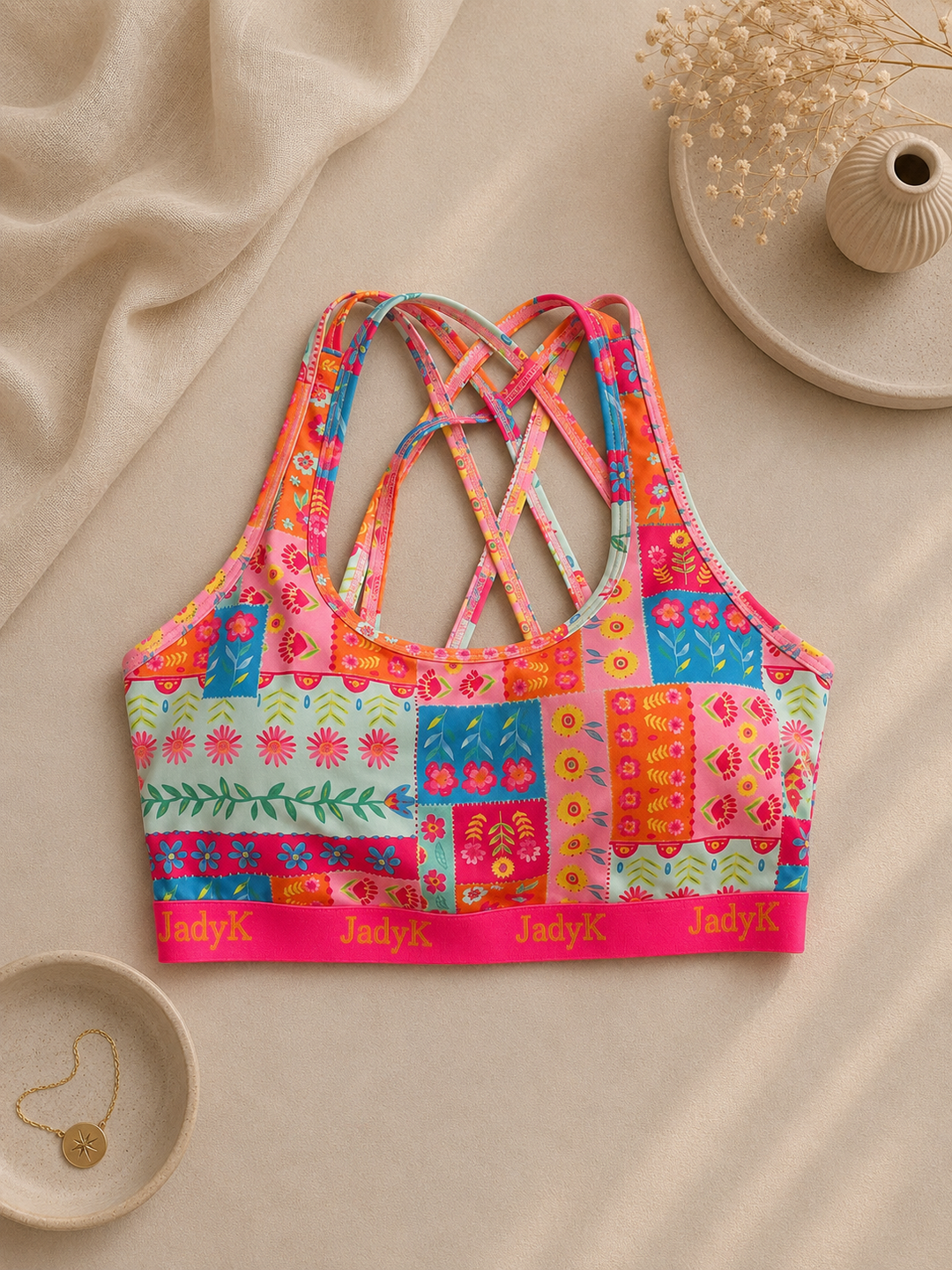 JUNE PREORDER: Arya Triple Criss-Cross Bralette | JadyK (Ships in 2-3 Weeks)