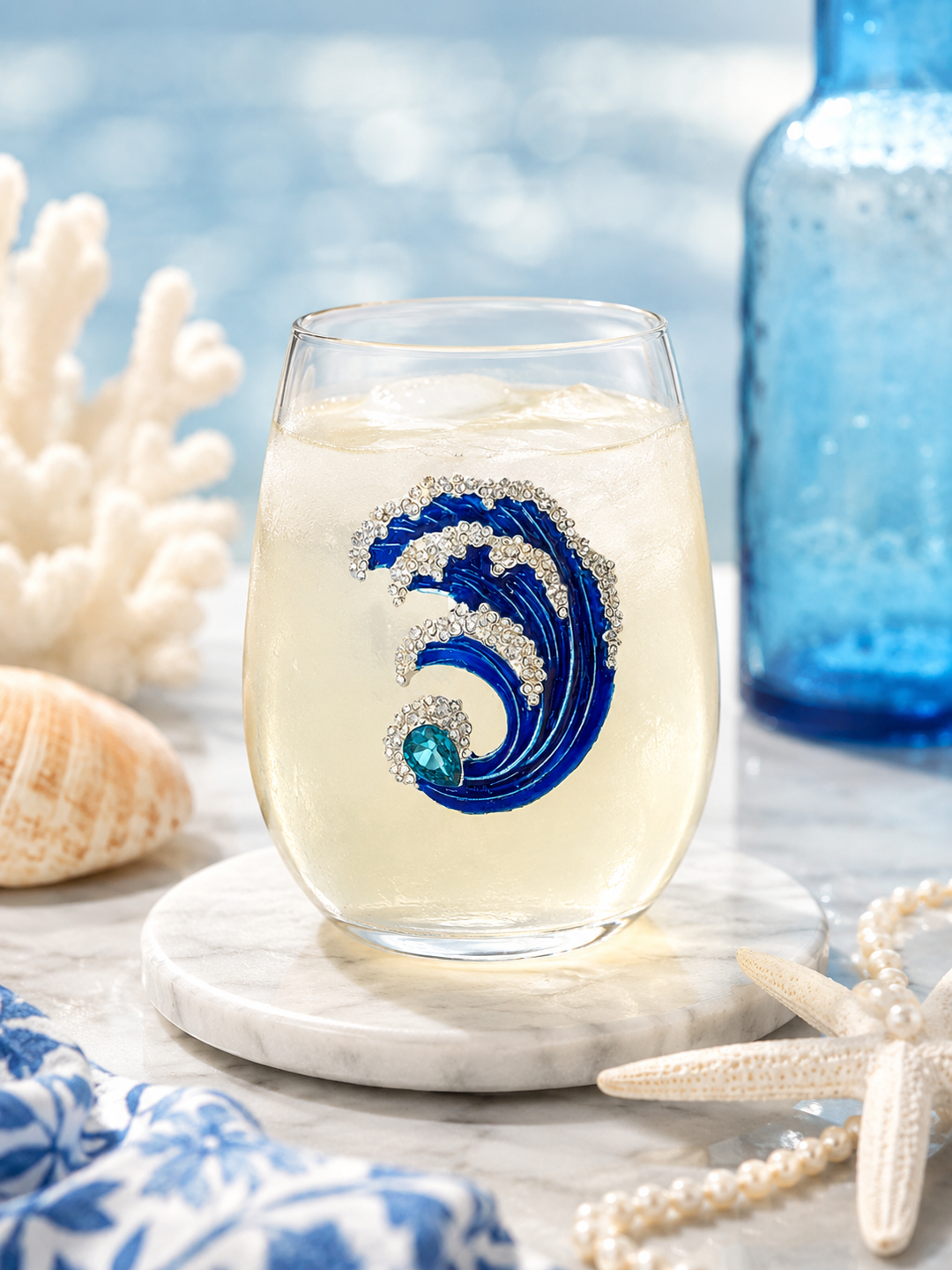 JUNE PREORDER: Wave Stemless by the Queens Jewels (Ships in 2-3 Weeks)