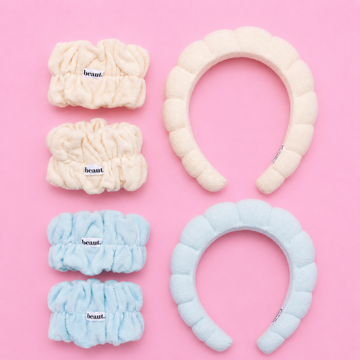 BEAUT BONANZA! bubble headband and wristband set (Ships in 2-3 Weeks)