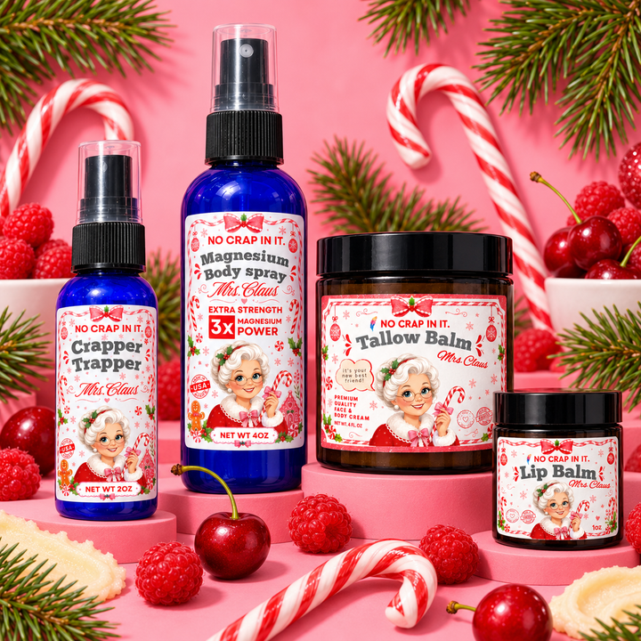 Mrs. Claus Products by No Crap In It (SEPT ARRAY: Ships in 2-3 Weeks)