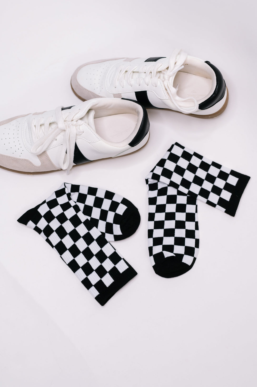 Check Yo'Self Quarter Socks - 7/24