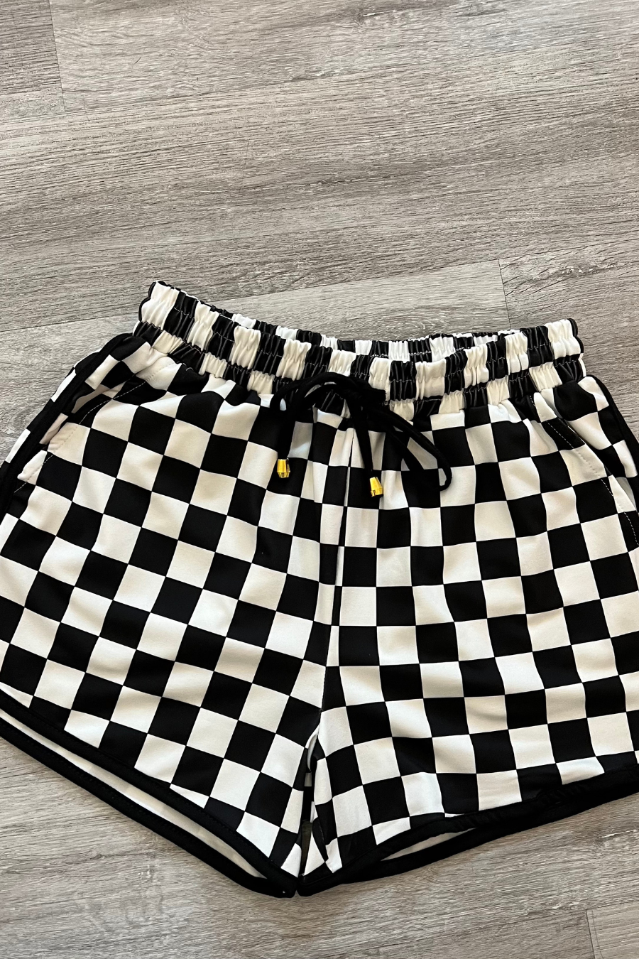 PREORDER: Checkerboard Checkered Everyday Shorts by Jess Lea (Ships in 2-3 Weeks)