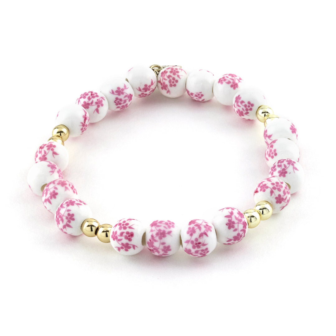 JULY PREORDER: Cherry Blossom Bracelet by Erimish (Ships in 2-3 Weeks)