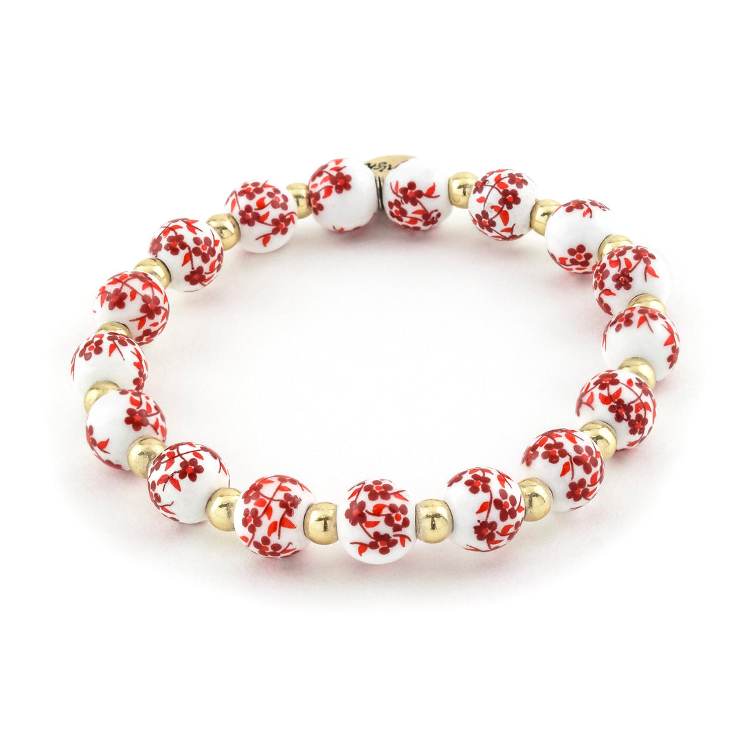 JULY PREORDER: Cherry Blossom Bracelet by Erimish (Ships in 2-3 Weeks)