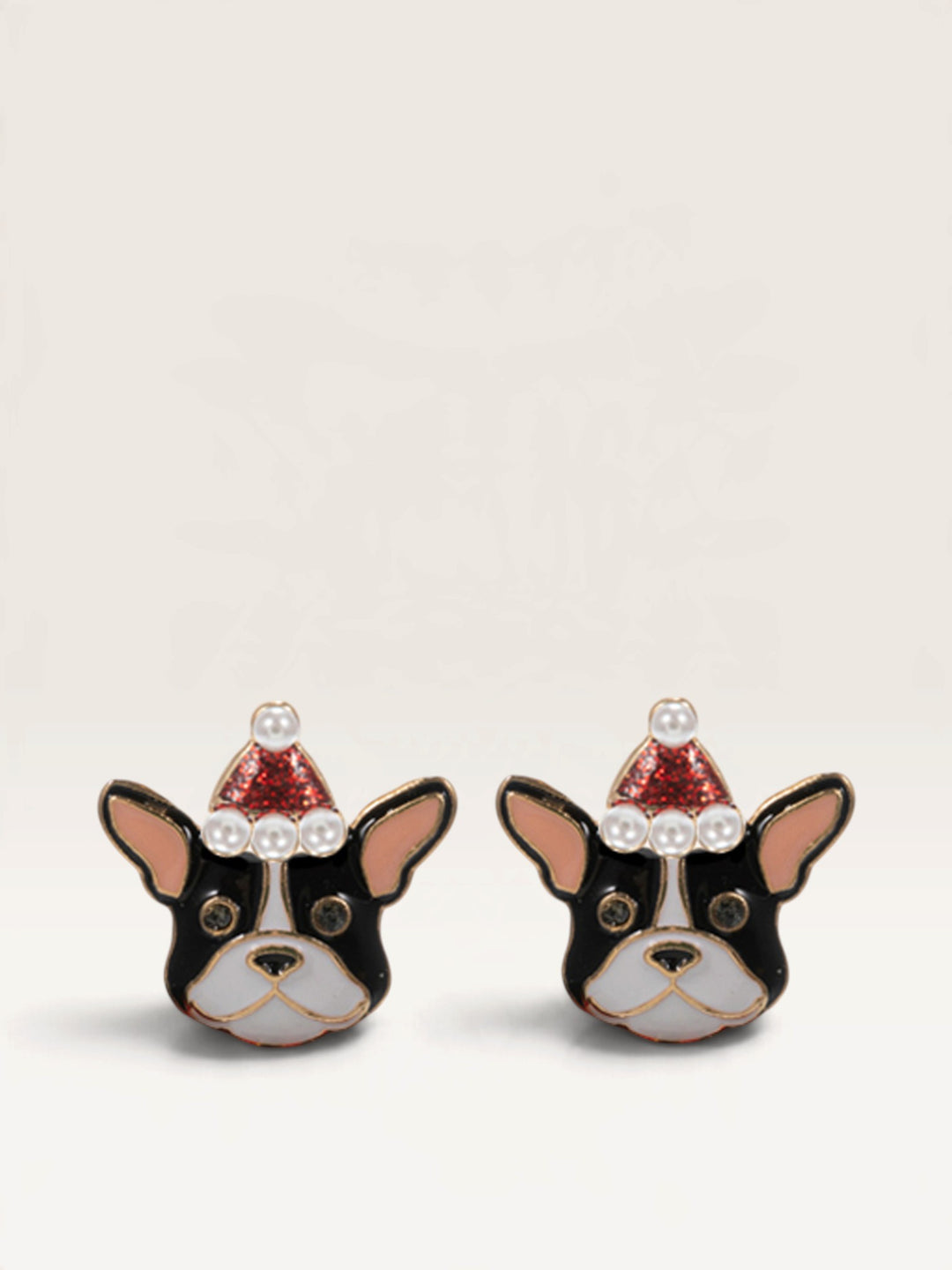 Christmas Terrier Stud Earrings