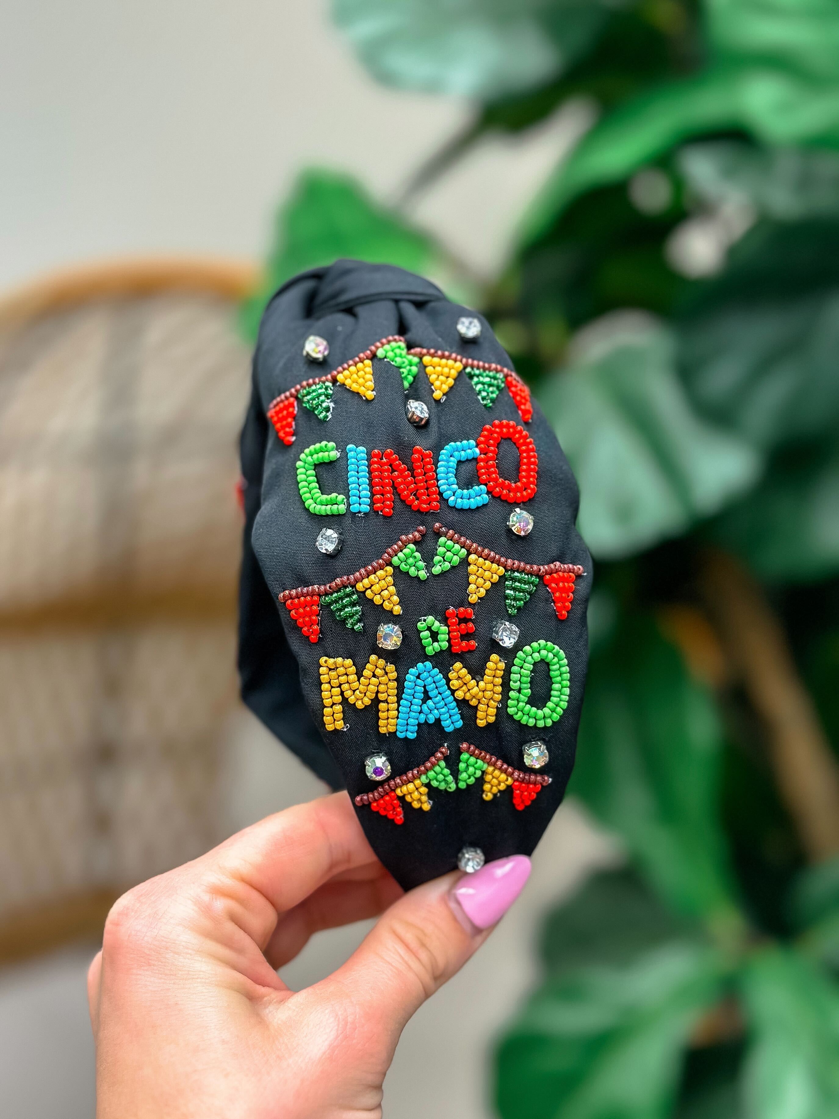 'Cinco De Mayo' Beaded Embellished Headband