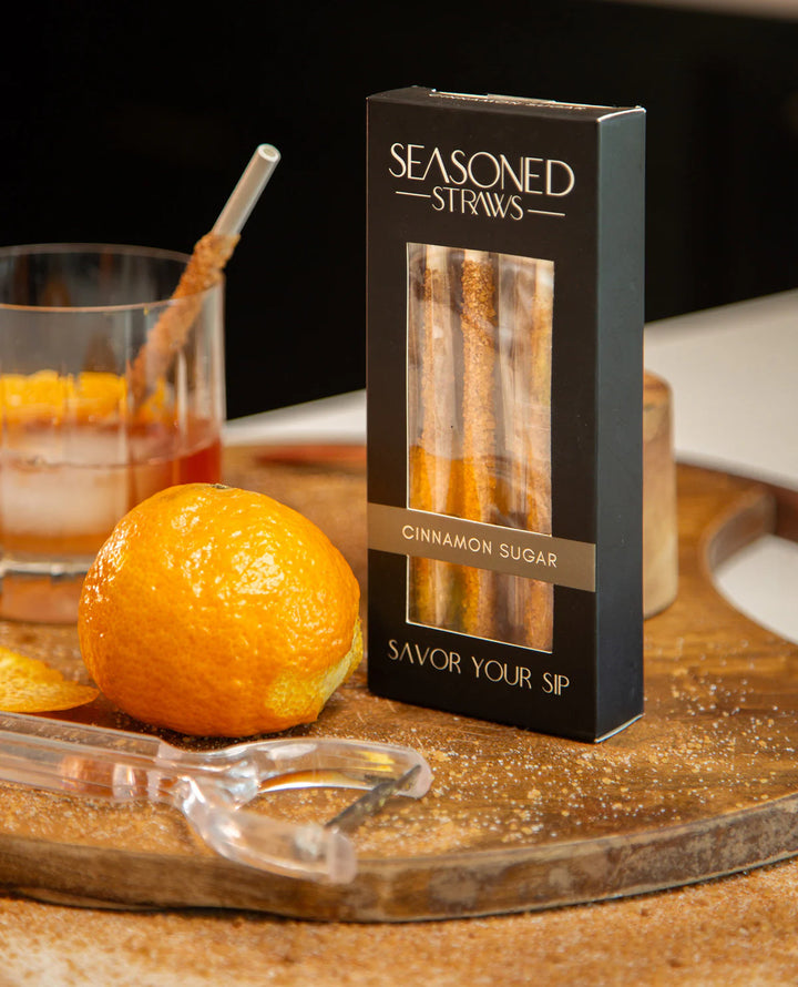 JUNE MARKET: Cinnamon Sugar - 10ct by Seasoned Straws (Ships in 2-3 Weeks)