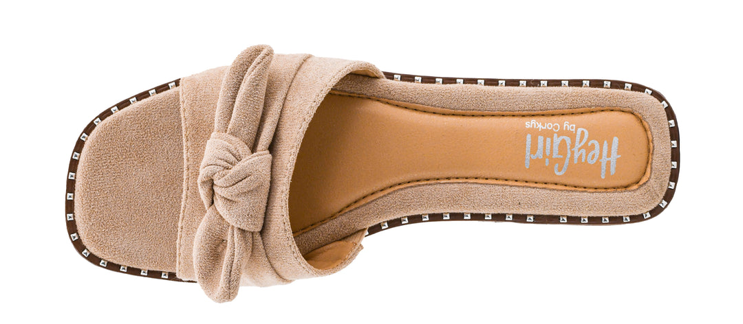 Clam Bake Sandals - Sand Faux Suede by Corkys