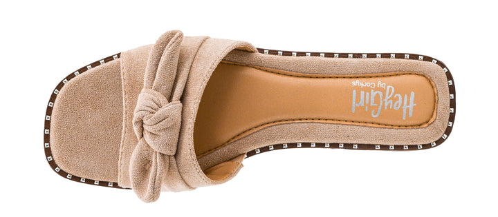 Clam Bake Sandals - Sand Faux Suede by Corkys