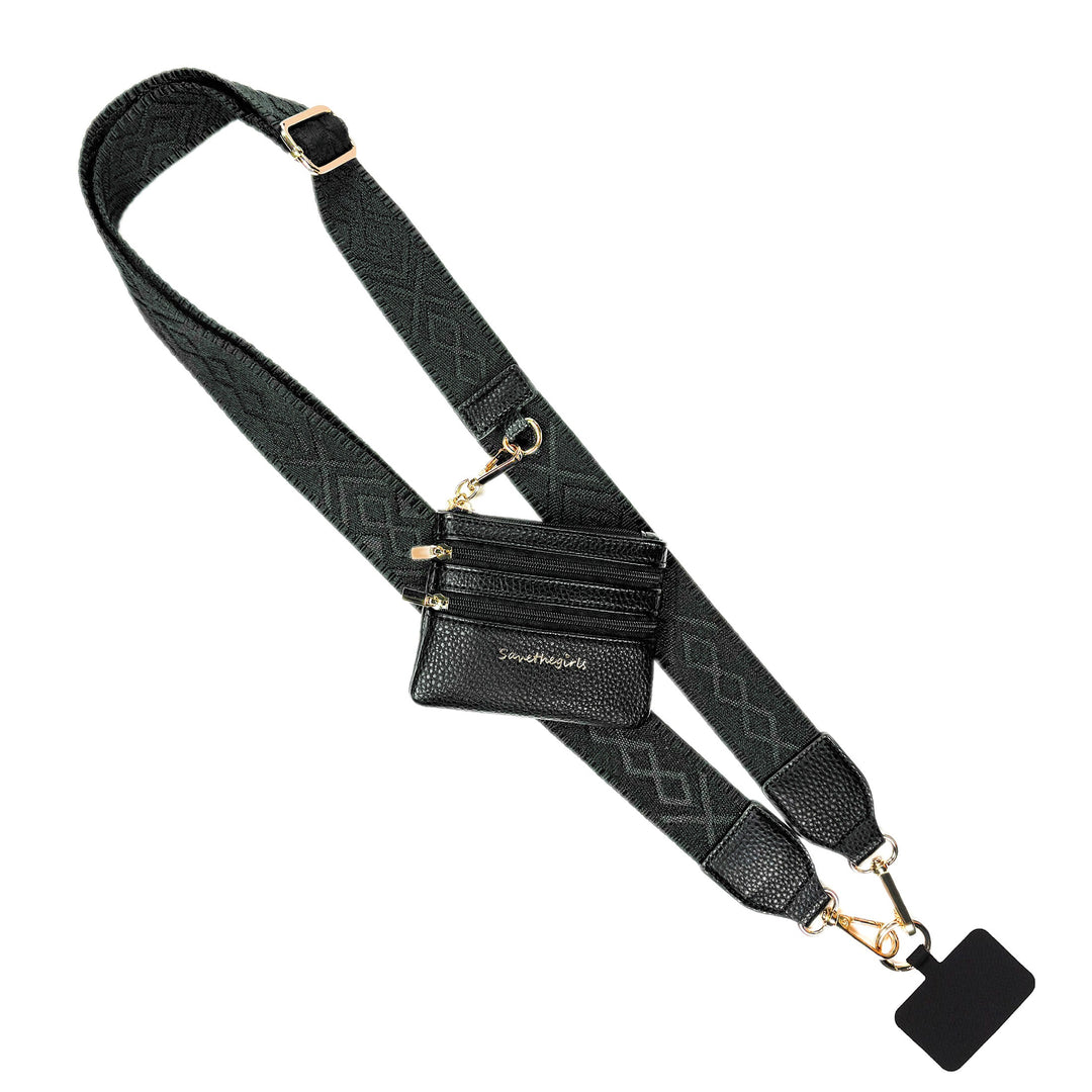 JUNE MARKET: Clip & Go Strap w/Zippered Pouch Classic By Save The Girls (Ships in 2-3 Weeks)