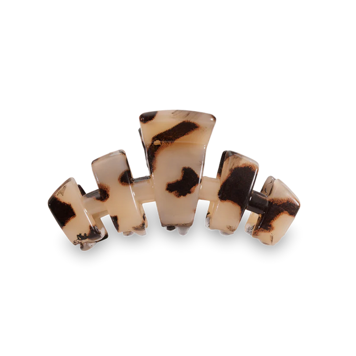 Small Teleties Claw Clip - Blonde Tortoise