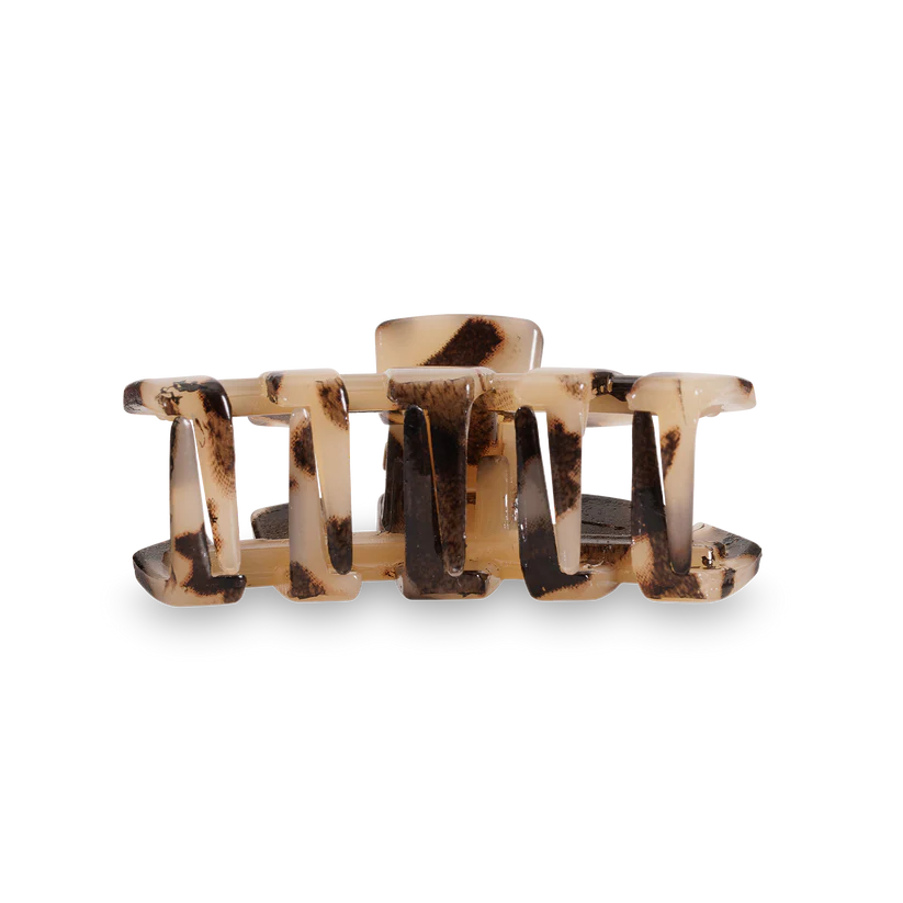 Small Teleties Claw Clip - Blonde Tortoise