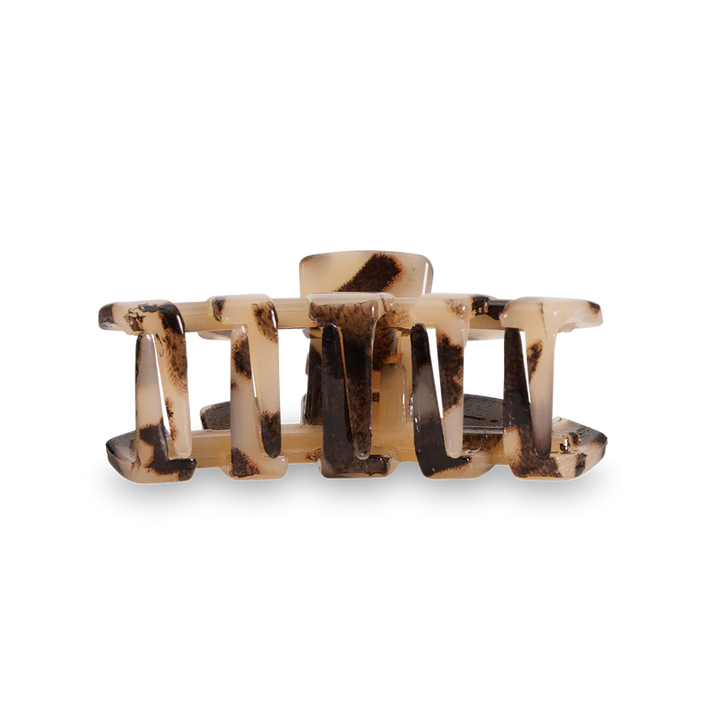 Small Teleties Claw Clip - Blonde Tortoise