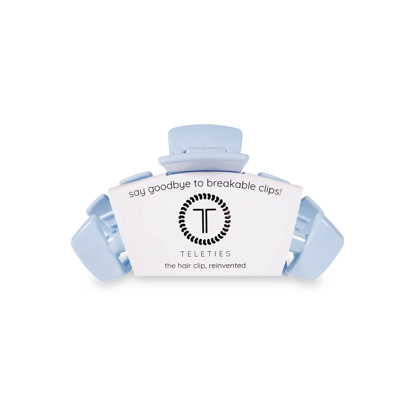 Tiny Teleties Claw Clip - Clear Skies