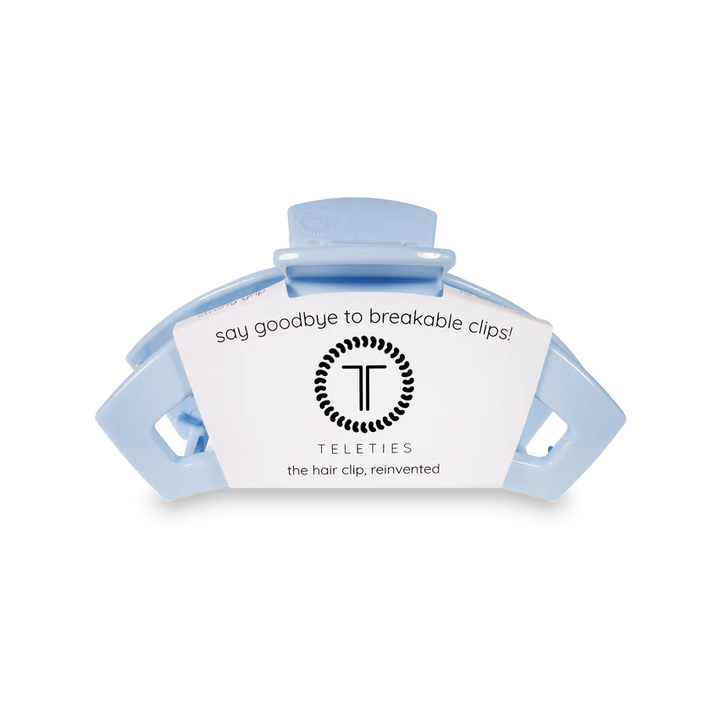 Medium Teleties Open Claw Clip - Clear Skies