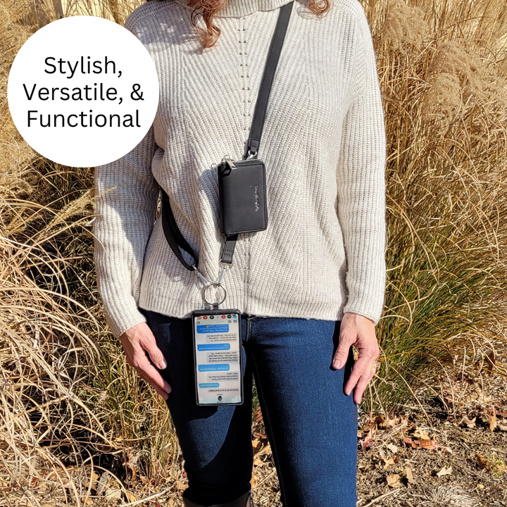 JULY PREORDER: Clip & Go - Brushed Vegan Leather Strap by Save The Girls (Ships in 2-3 Weeks)