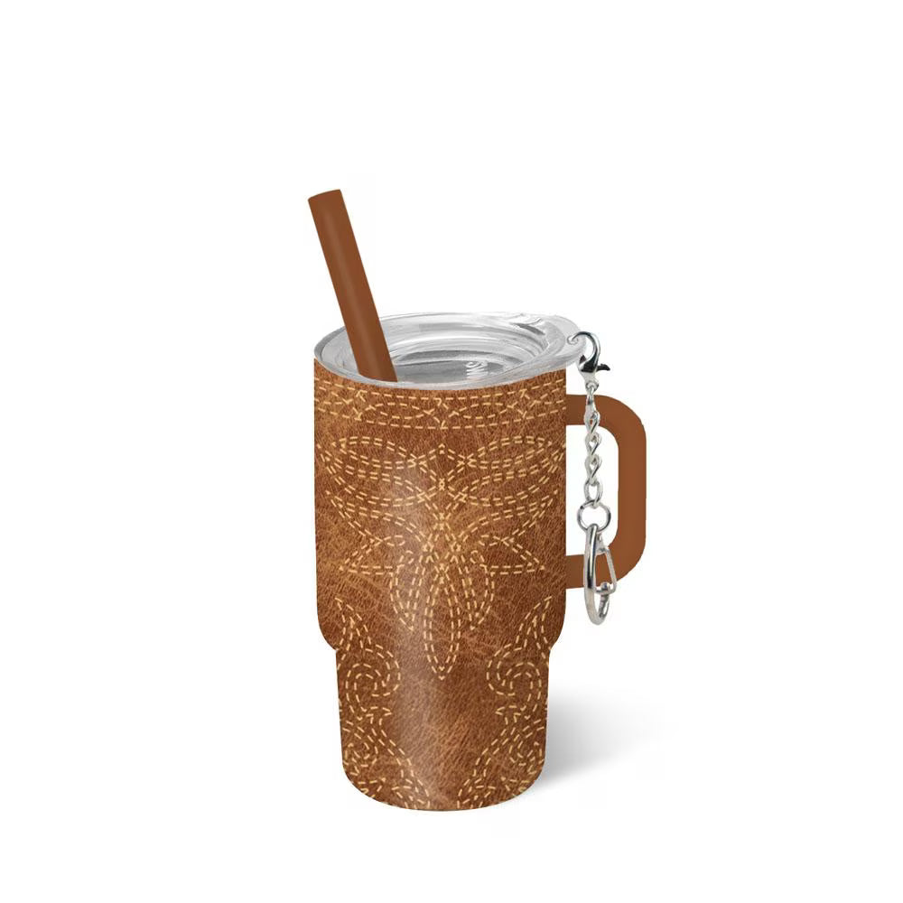 JUNE MARKET: Saddle Stitch Cognac - Mini Bar by Swig (Ships Late September)