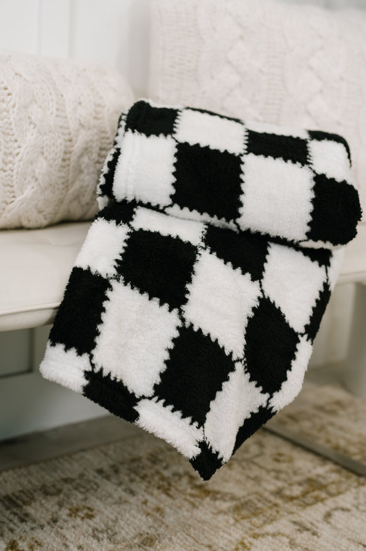Cookies & Cream Checks Blanket