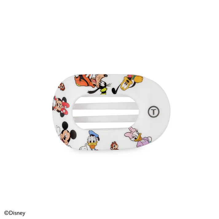 Small Teleties Flat Oval Clip - Mickey and Friends