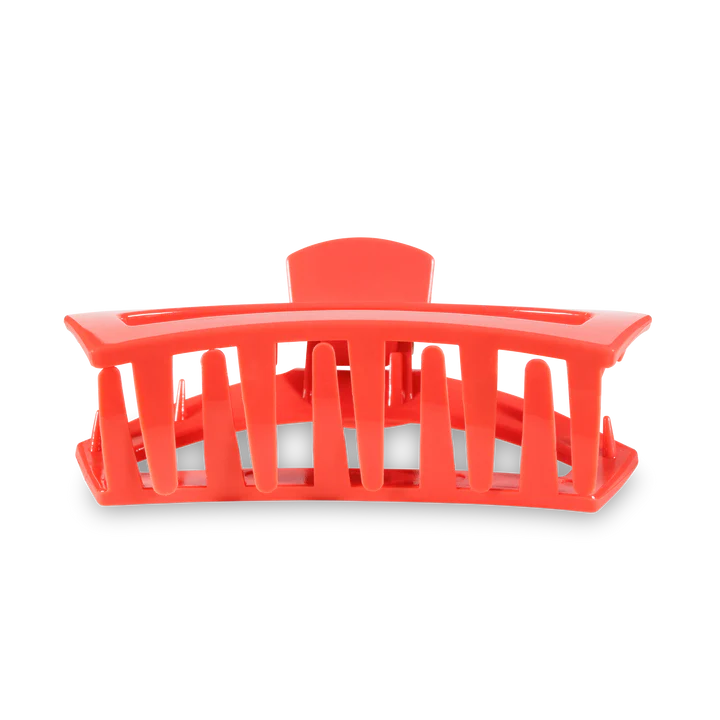 Large Teleties Open Claw Clip - Coral