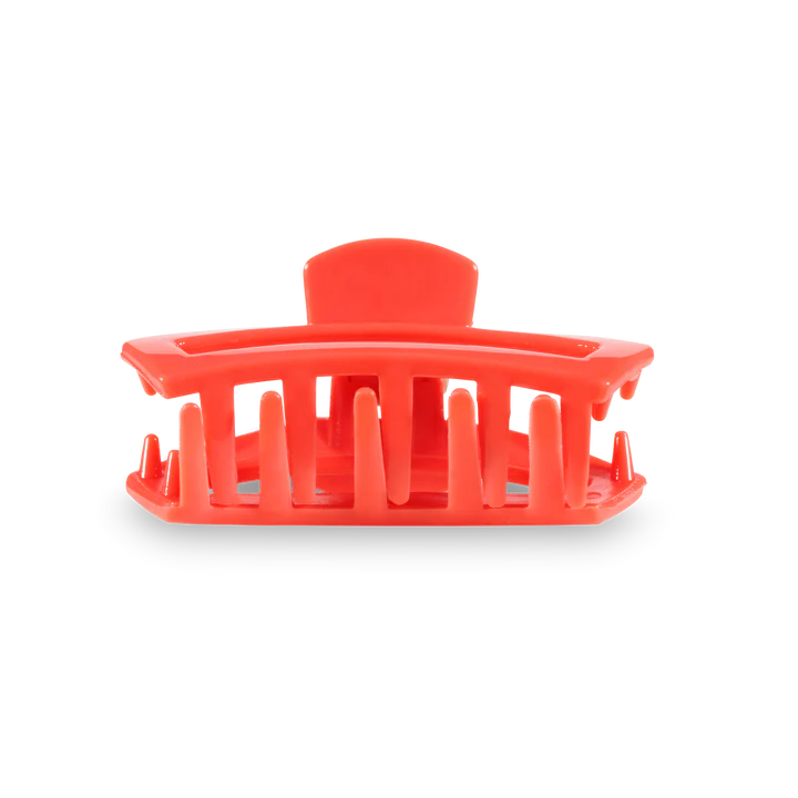 Tiny Teleties Open Claw Clip - Coral