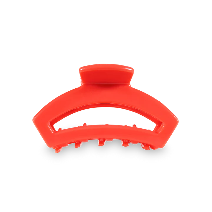 Tiny Teleties Open Claw Clip - Coral