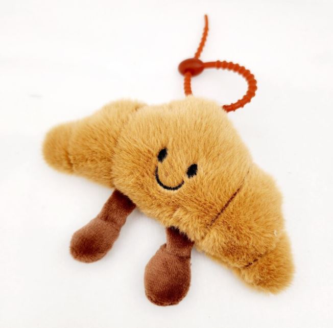 Croissant Keychain & Bag Charm
