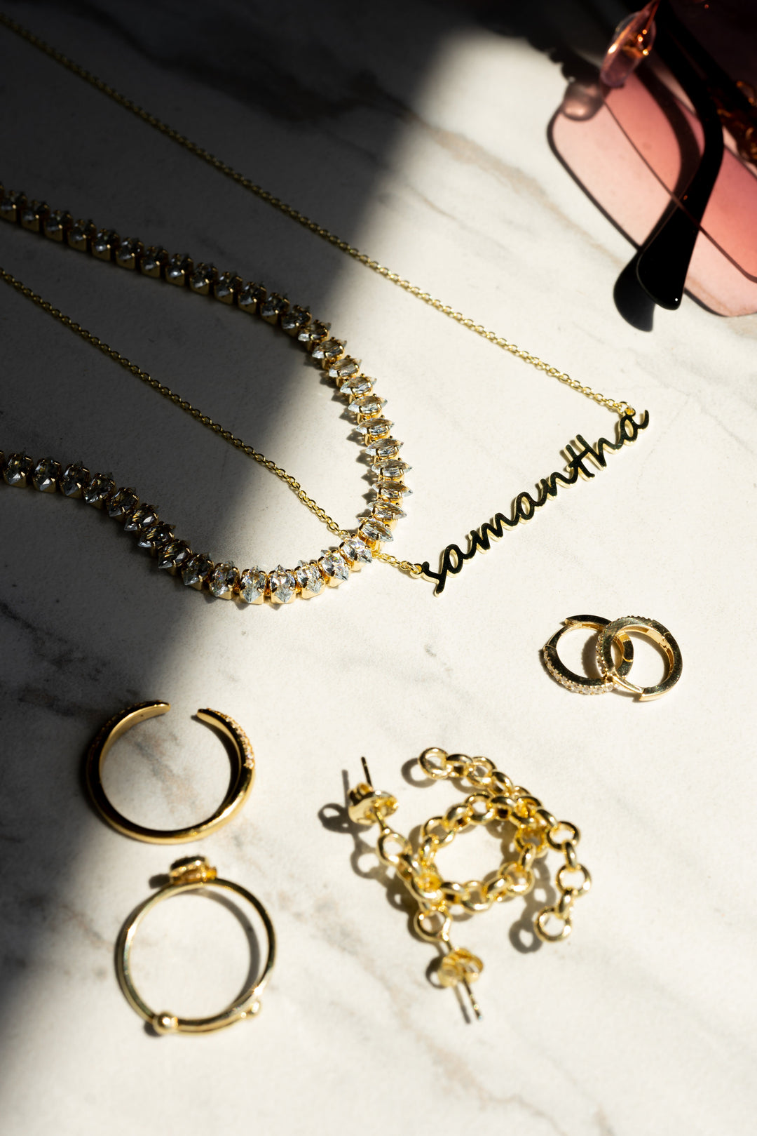 Custom Guardian Multiple Name Necklace - Water Resistant by the Sis Kiss (Ships in 4 Weeks)