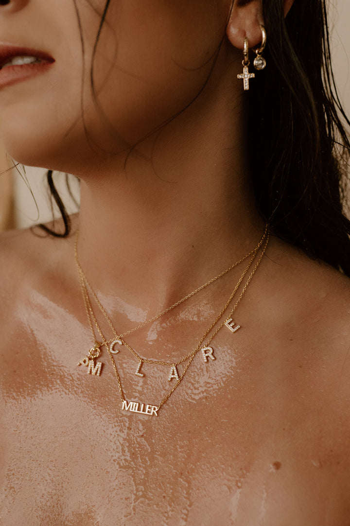 Custom Cherish Multiple Name Necklace - Water Resistant by the Sis Kiss (Ships in 4 Weeks)