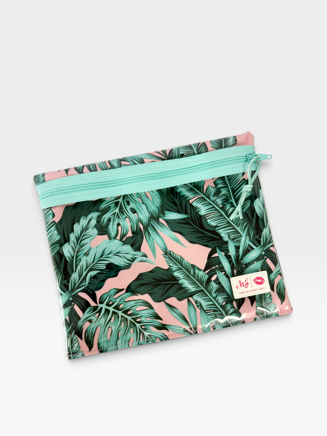 Spring Palms XL Multi Use Pouch by Makeup Junkie (Ready to Ship)