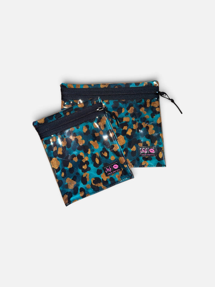 Teal Leopard by Makeup Junkie (SEPT ARRAY: Ships in 8-10 Weeks)