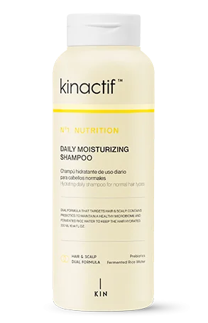 Kinactif N°1 Nutrition Daily Moisturizing Shampoo 300ml bottle on white background
