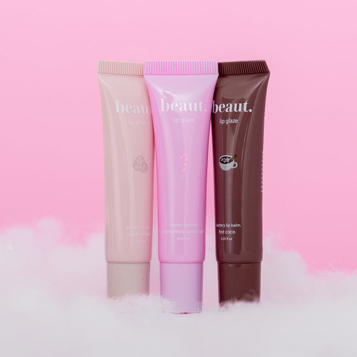 holiday lip glaze trio by beaut. (Ships in 2-3 Weeks)