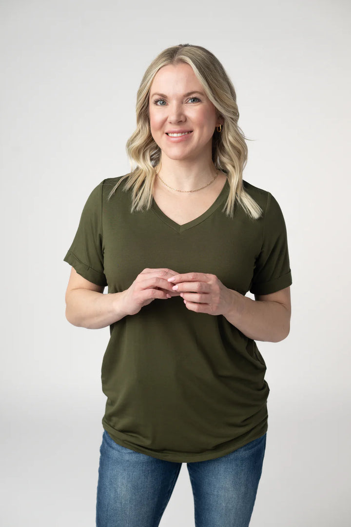 Sophie Top - Dark Olive