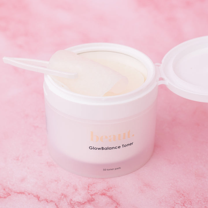 glowbalance toner pads by beaut. (Ships in 2-3 Weeks)