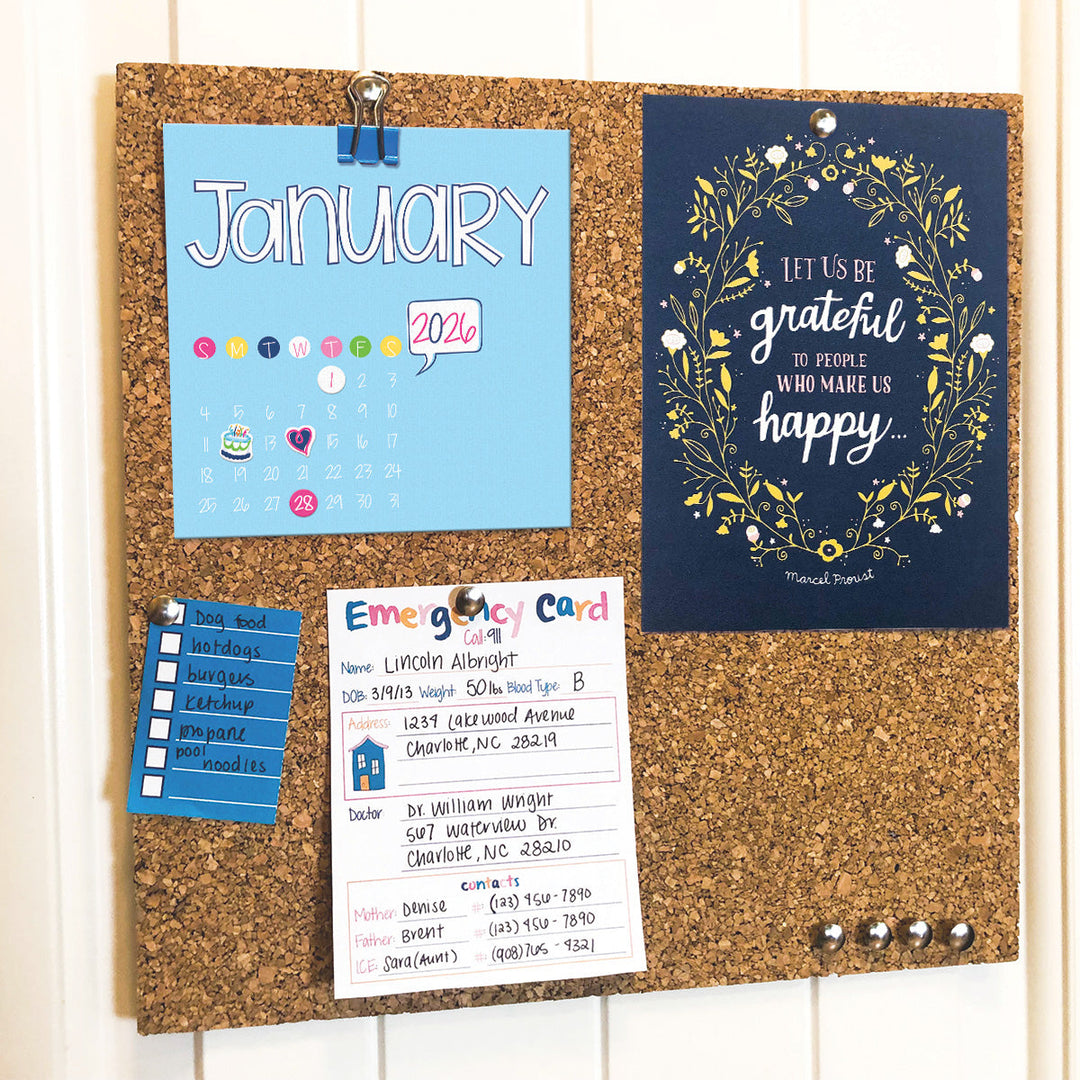 2026 Mini Monthly Desktop Calendar - Denise Albright®