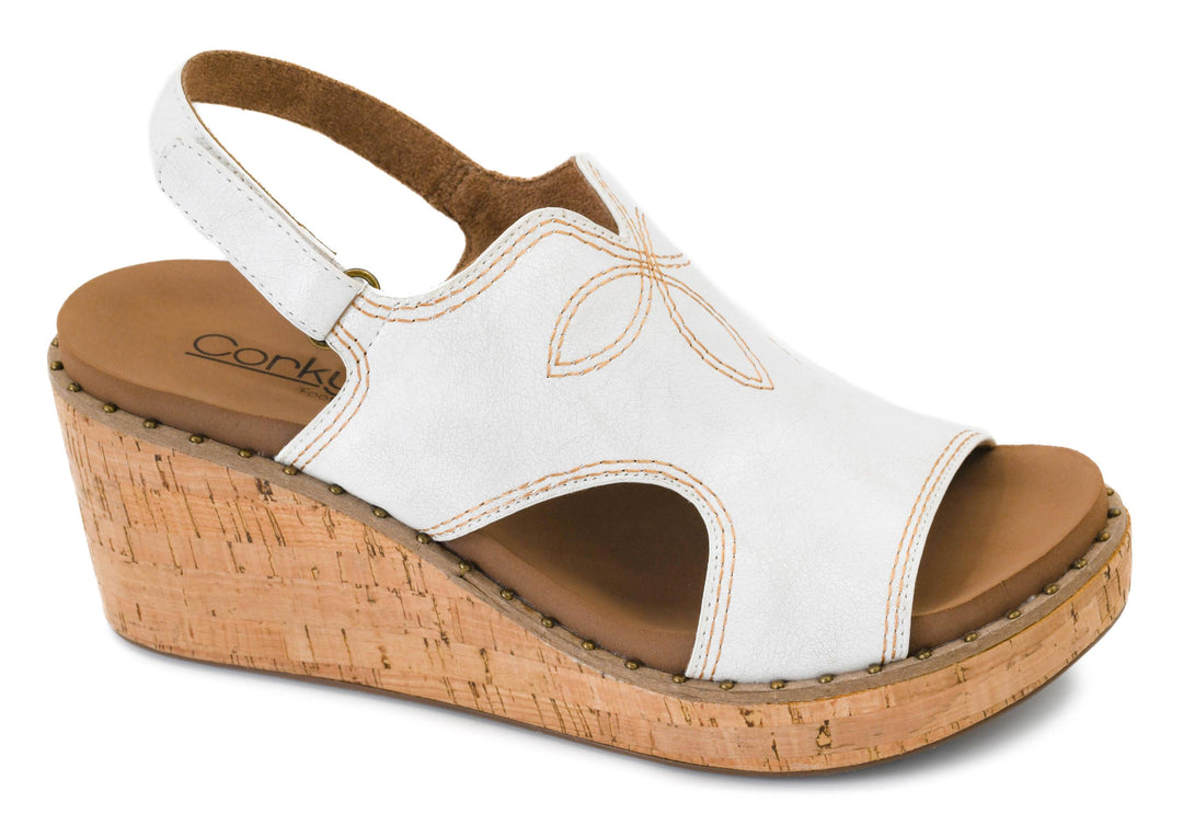 SHOE PARTY! Darlin White by Corkys (Ships in 2-3 Weeks)